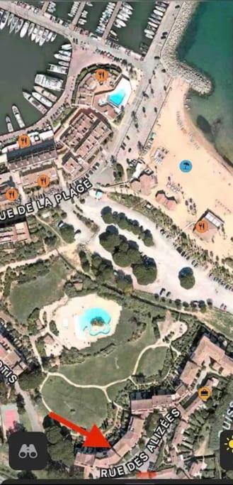 Proche St Tropez Refait A Neuf Bord De Plage Et Piscine Cogolin Esterno foto